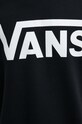 Βαμβακερή μπλούζα Vans VN000JSFY281 μαύρο