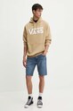 Bavlněná mikina Vans VN000HNX4MG1 béžová AW24