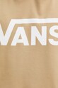 Bavlněná mikina Vans VN000HNX4MG1 béžová