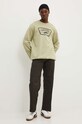Vans hanorac de bumbac VN000JSHD3Z1 verde AW24