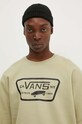 Vans hanorac de bumbac verde VN000JSHD3Z1