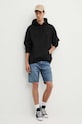 Vans bluza VN000HNUBLK1 negru AW24