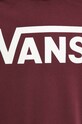 Vans pamut melegítőfelső VN000HNXK1O1 burgundia