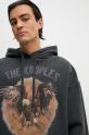 Βαμβακερή μπλούζα The Kooples γκρί HSWE29023K