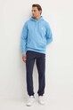 Бавовняна кофта adidas Originals IX7672 блакитний AW24