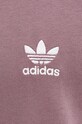 Pamučna dukserica adidas Originals IX7673 ljubičasta