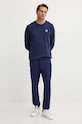 Pamučna dukserica adidas Originals IX7678 mornarsko plava AW24