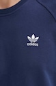 Pamučna dukserica adidas Originals IX7678 mornarsko plava