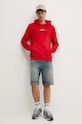 adidas Originals bluza bawełniana IZ4835 czerwony AW24