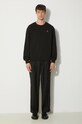 Kenzo cotton sweatshirt Boke Flower Classic FE65SW2234MF.99J black AW24