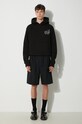Kenzo cotton sweatshirt Gots Star Tiger Emb Classic FE65SW2194MB.99J black AW24
