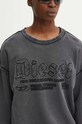 Diesel hanorac de bumbac S-BOXT-RAW gri A14013.0KMAG