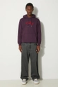 Puma cotton sweatshirt Classics Play Paris Hoodie 626766 violet AW24