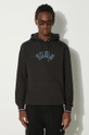 Puma felpa in cotone Classics Play Paris Hoodie applique nero 626766