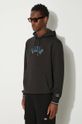 Βαμβακερή μπλούζα Puma Classics Play Paris Hoodie μαύρο 626766