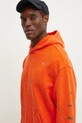 Bavlnená mikina Puma UNTERGRUND oranžová 626664