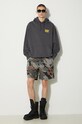 Бавовняна кофта Wood Wood Sweatshirt GOTS 10305618.2424 сірий AW24
