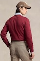 Polo Ralph Lauren felső 710953718 burgundia SS25