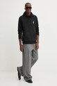 Хлопковая кофта Samsoe Samsoe SACOPENHAGEN M24300087 чёрный AW24