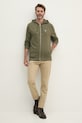 Хлопковая кофта Barbour MOL0649 зелёный AW24