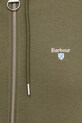 Хлопковая кофта Barbour MOL0649 зелёный
