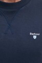 Barbour bluza bawełniana MOL0643 granatowy