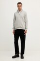 Хлопковая кофта Barbour MOL0642 серый AW24