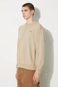 New Balance felpa in cotone Athletics French Terry Crew beige MT41506SOT