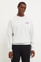 New Balance hanorac de bumbac Athletics Premium Logo Crew gri MT41547AHH