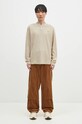 New Balance longsleeve Waffle Knit Long Sleeve Henley MT43514SOT bej