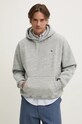 Μπλούζα Abercrombie & Fitch με κουκούλα γκρί KI122.4259.110
