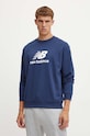 New Balance bluza granatowy MT41500NNY