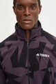 Sportovní mikina adidas TERREX Multi fialová IX7721