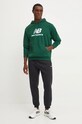 New Balance bluza MT41501NWG verde AW24