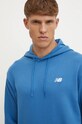 New Balance bluza albastru MT41508BEU