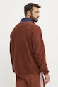 Odzież New Balance bluza polarowa MT43518ROK brązowy