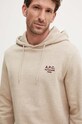 Кофта A.P.C. hoodie standard rue madame GOTS бежевый COHBV.M27914