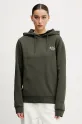 A.P.C. bluză hoodie standard rue madame GOTS COHBV.M27914 verde SS25
