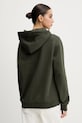 A.P.C. bluză hoodie standard rue madame GOTS verde COHBV.M27914