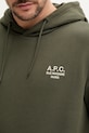 A.P.C. bluză hoodie standard rue madame GOTS COHBV.M27914