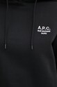 Кофта A.P.C. hoodie standard rue madame GOTS COHBV.M27914 чорний