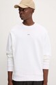 Хлопковая кофта A.P.C. sweat boxy micro logo GOTS белый COHBX.H27910