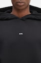 Памучен суичър A.P.C. hoodie boxy micro logo GOTS черен COHBX.H27911