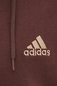 adidas bluza bawełniana Essentials IX0175 brązowy
