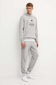 Bavlněná mikina adidas Brand Love IX1316 šedá AW24