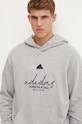 adidas hanorac de bumbac Brand Love gri IX1316