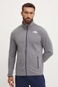 The North Face bluza sportowa 100 Glacier bez kaptura szary NF0A855X4HJ1
