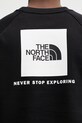 The North Face sweatshirt Raglan Redbox Crew black NF0A89FAJK31