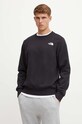 The North Face bluza Simple Dome Crew czarny NF0A89FBJK31