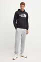 The North Face bluza Easy Hoodie NF0A89FFJK31 negru SS25